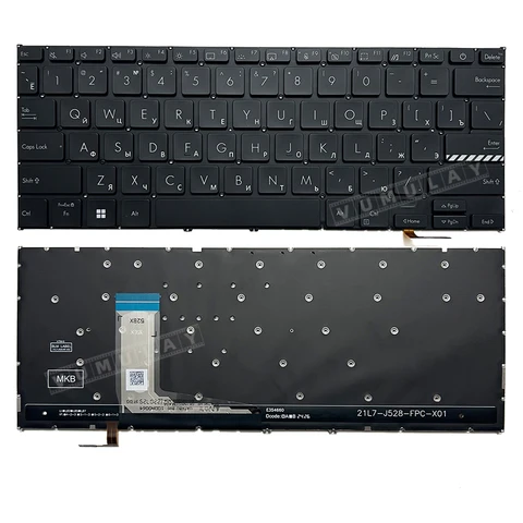 Клавиатура vumulay US/RU/Latin для ASUS Vivobook