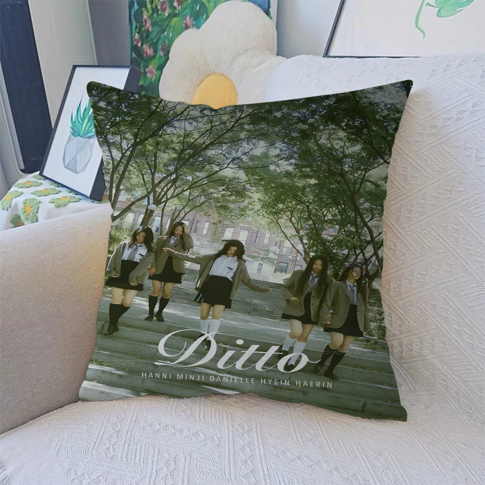 H-HANNI N-NEWJEANS наволочка для автомобиля дивана Рождественский подарок 40x40 см 45x45