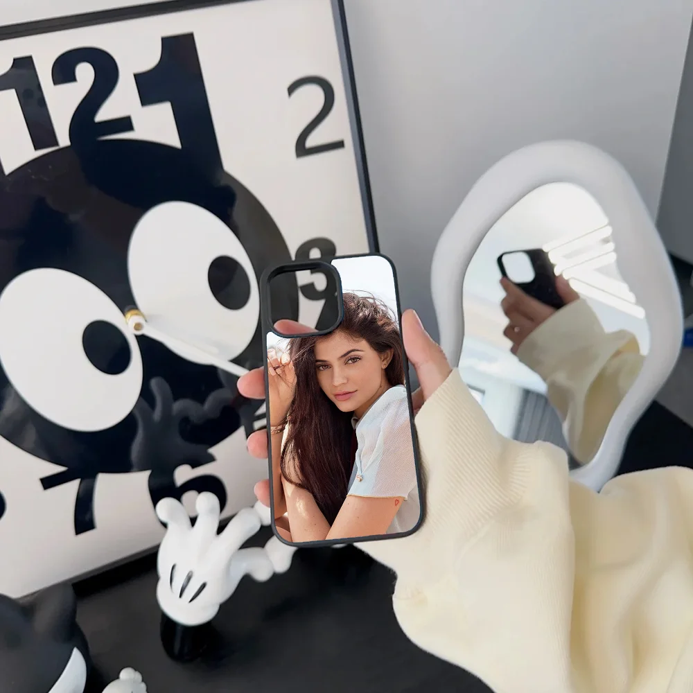 Чехол для телефона Star K-KYLIE-J-JENERS IPhone 11 12 13 14 15 Pro Max зеркальный акриловый чехол из ТПУ