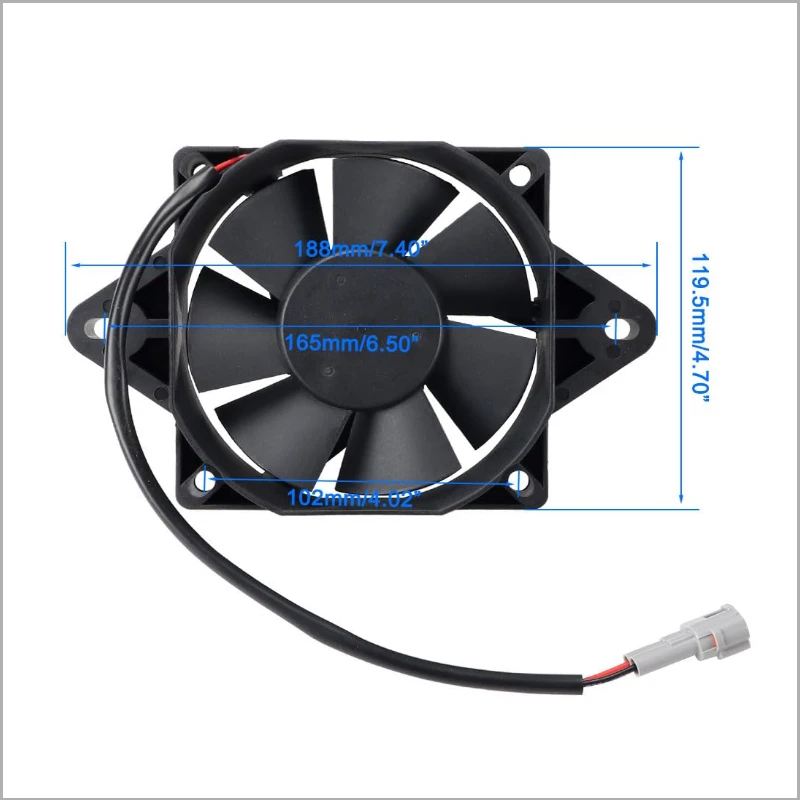 

Универсальный Радиатор для мотоцикла, маленький вентилятор охлаждения с большим объемом воздуха для KTM, HONDA, YAMAHA, KAWASAKI, SUZUKI GasGas Bike