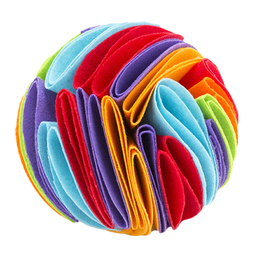 

Dog Sniffing Ball Chew Toys Puppies Dog Teething Toys The Dog Snuffle Mat Puppies Felt Cloth Puppy Snuffle Mat
