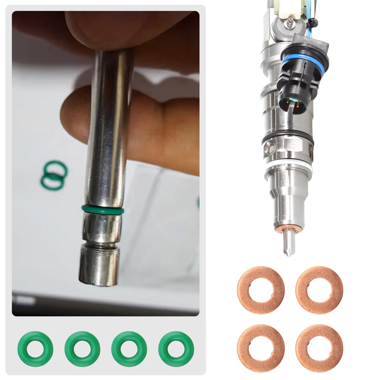 24 шт. комплект уплотнительных колец для топливной форсунки шайба замена Citroen Peugeot