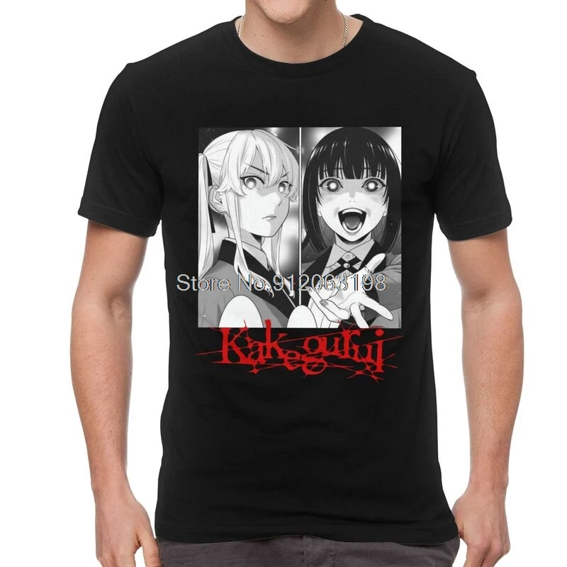

Manga Anime Kakegurui T-shirt Men Graphic T Shirt Short Sleeve Yumeko Jabami Saotome Mary Tshirts Cotton Tees Top Clothes