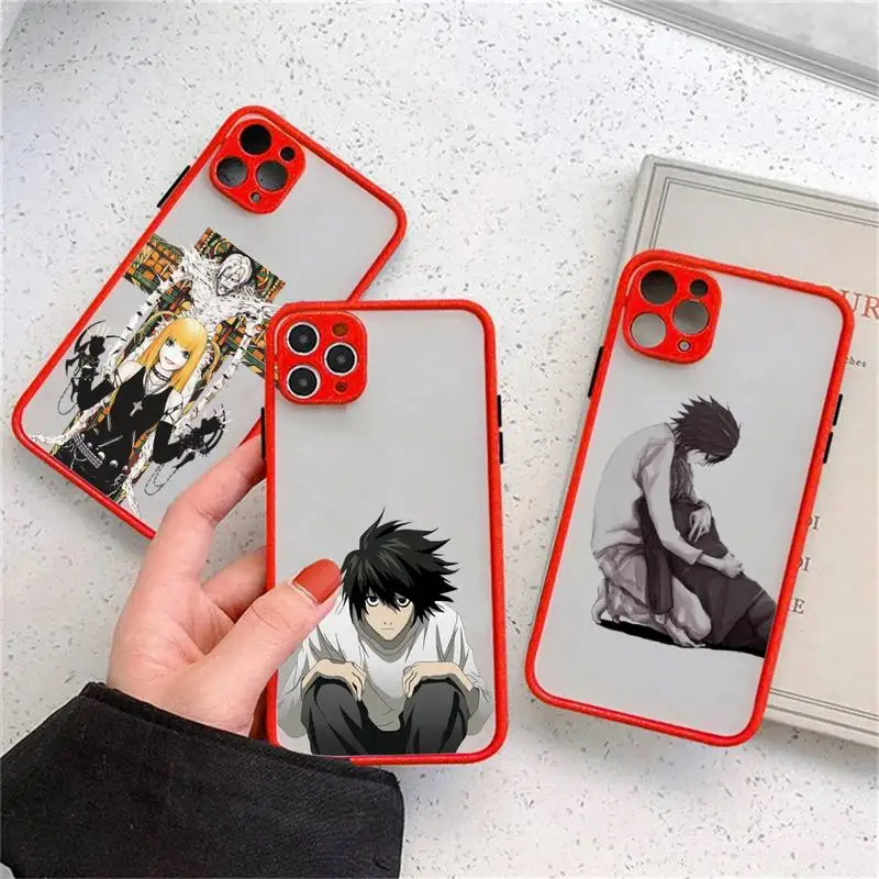 

Death Note Ryuk Japanese Anime Phone Case matte transparent For iphone 14 11 12 13 plus mini x xs xr pro max cover
