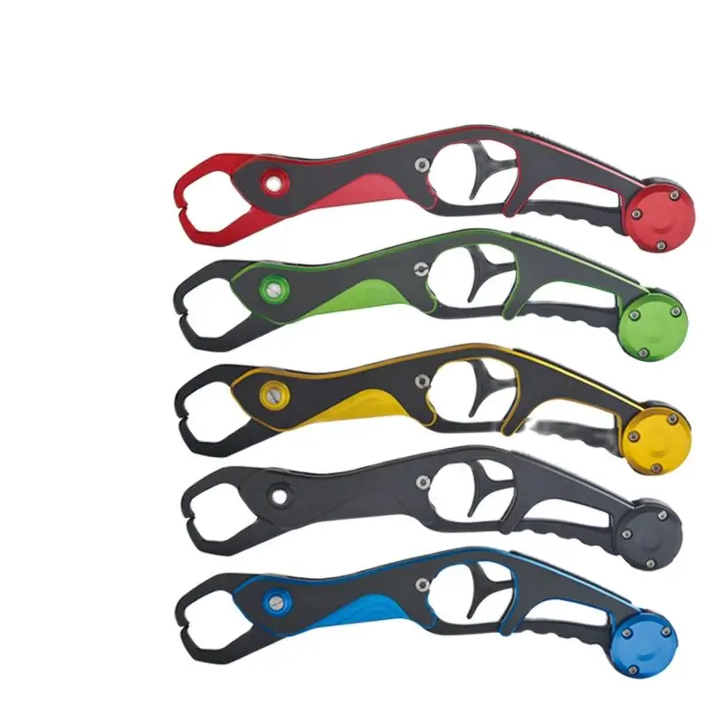 

Aluminum Portable Light Fish Lip Grip Fishing Gripper Grabbber Fishing Tool 50kg Loading Fishing pliers set
