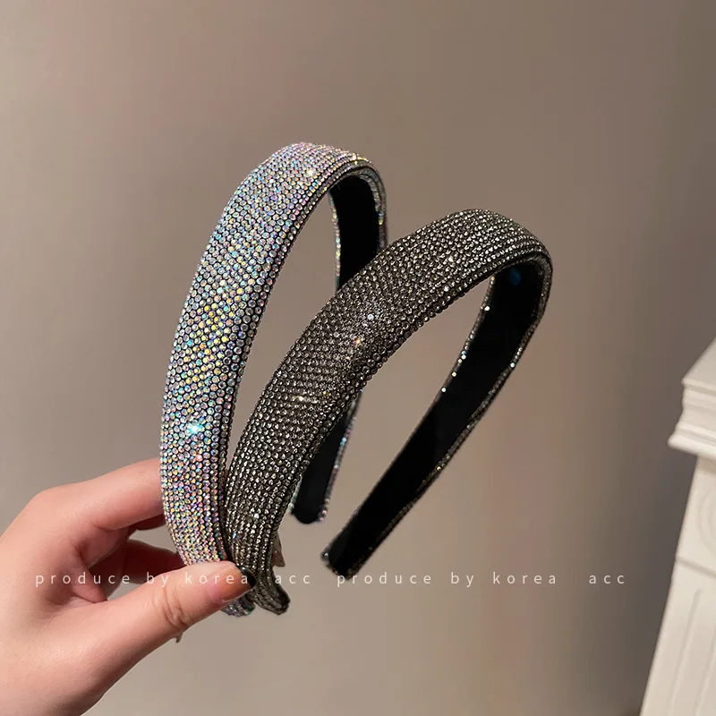

Full Diamond Super Flash Hair Hoop Designed By A Small Number Of People, Net Red Fashion Head Ins Sen Series, Vintage And