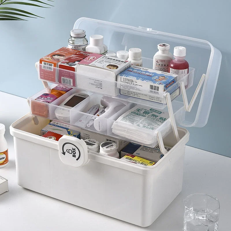 

Medical box household large-capacity medical first aid kit medical care multi-layer medicine emergency storage box suitcase