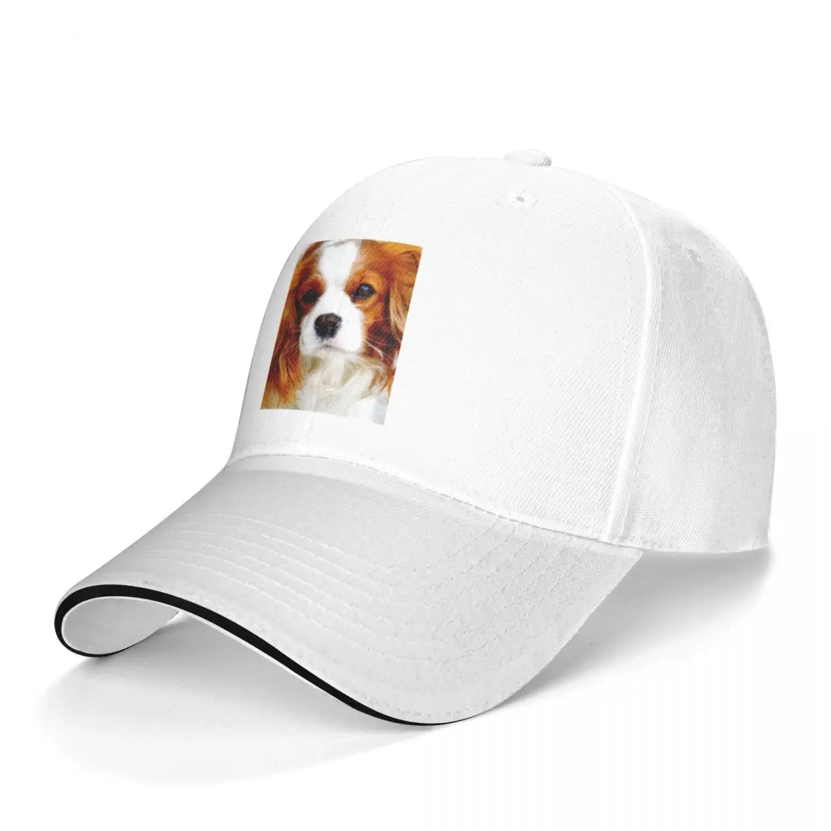 Cavalier King Charles Spaniel Baseball Cap Cute Dog Man Custom Hip Hop Hats Funny Outdoor Sport Sun-Proof Snapback Cap
