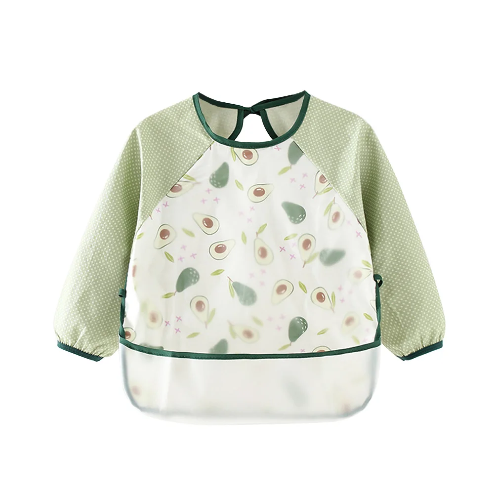 

1 pc Kids Overclothes Breathable Sleeve Dining Bib for Infant
