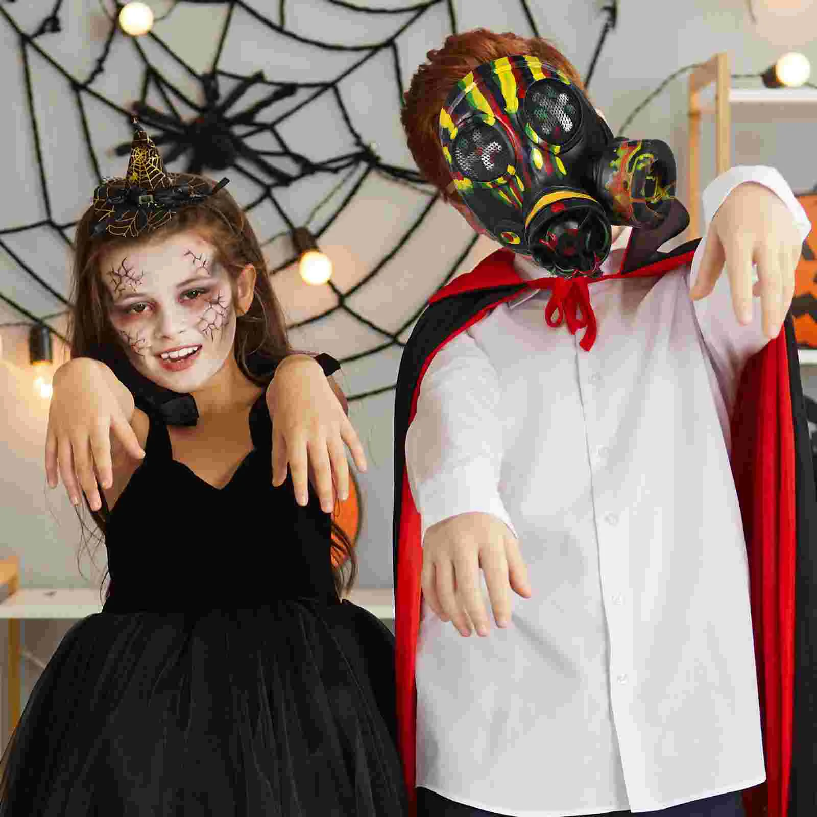 Головной убор на Хэллоуин противогаз в стиле стимпанк украшение камеры реквизит