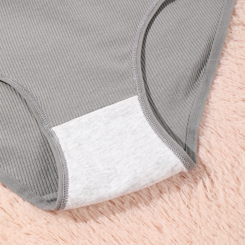 3 шт. женские хлопковые трусы с треугольным верхом