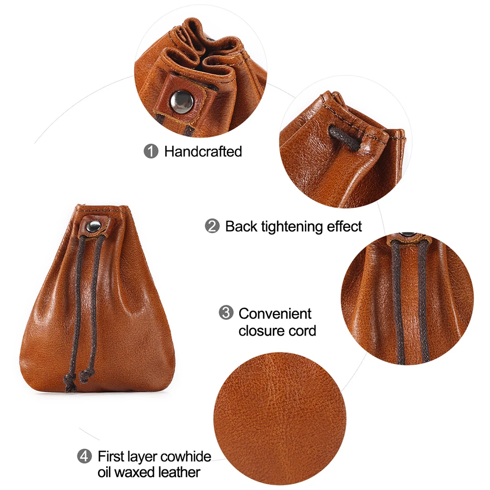 Модный тонкий кошелек JOGUJOS из натуральной кожи для девушек Женский компактный