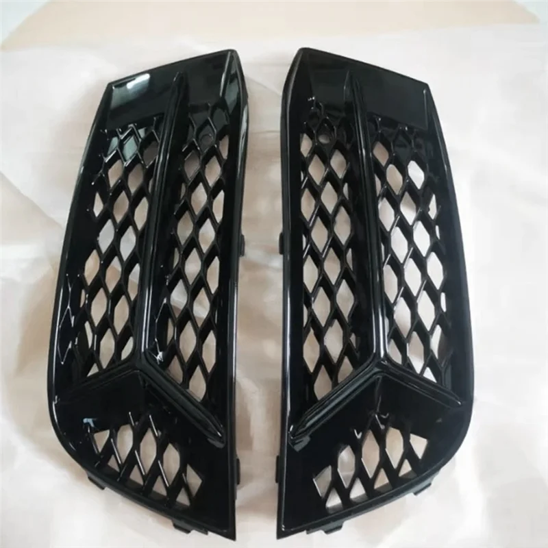 Левая + правая боковая Передняя сетка с Сотами Нижний Бампер противотуманная