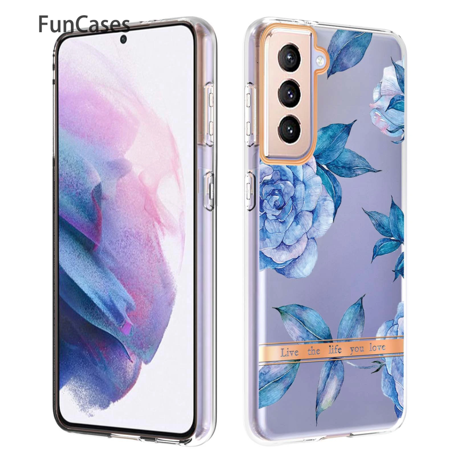 Fashion Covers Silicon For funda Samsung S21 Plus Cute Csse New Case sFor Casa Galaxy phone 5G Protective Bag