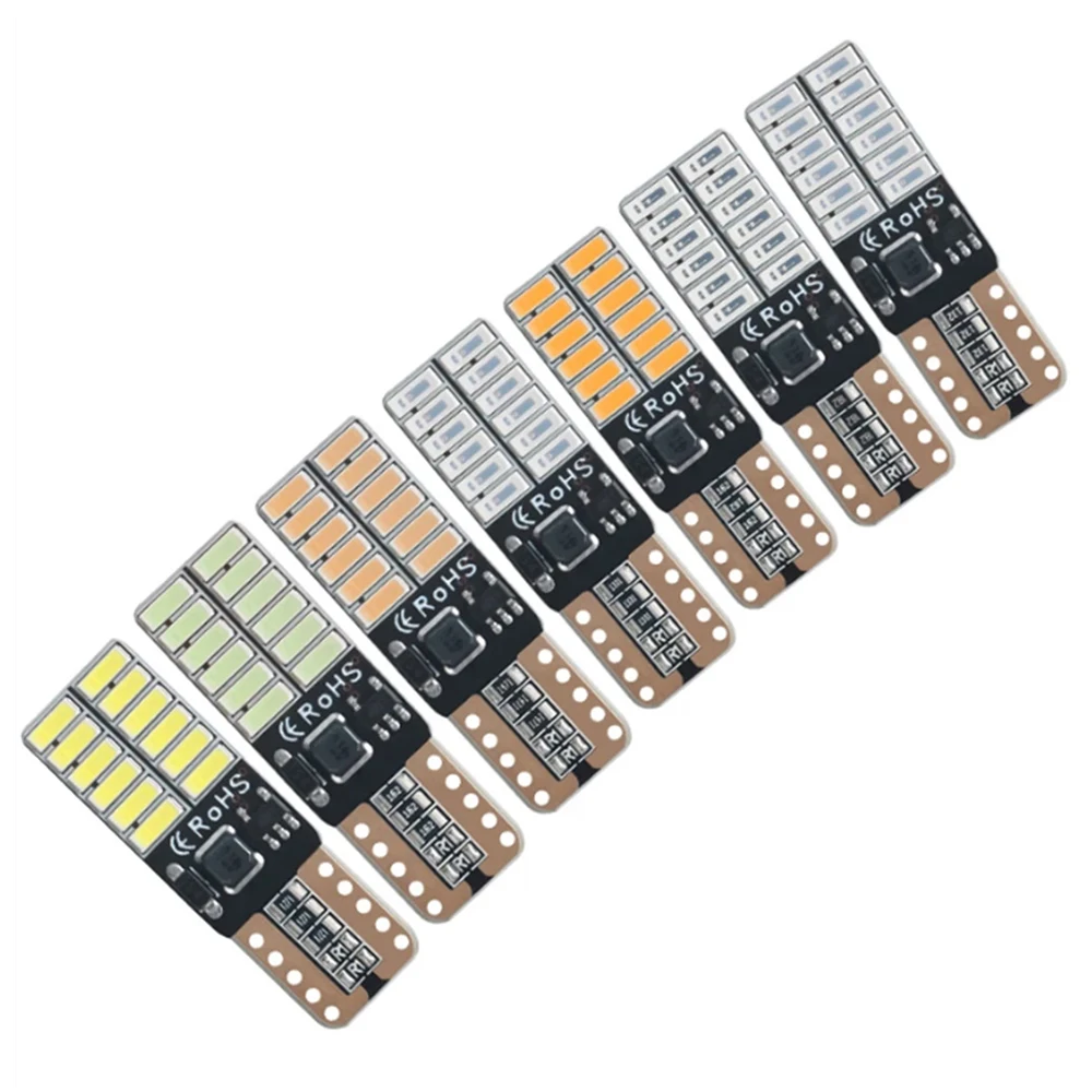 T10 W5W 194 501 Автомобильные светодиодные лампы Canbus с обманкой лампочки для