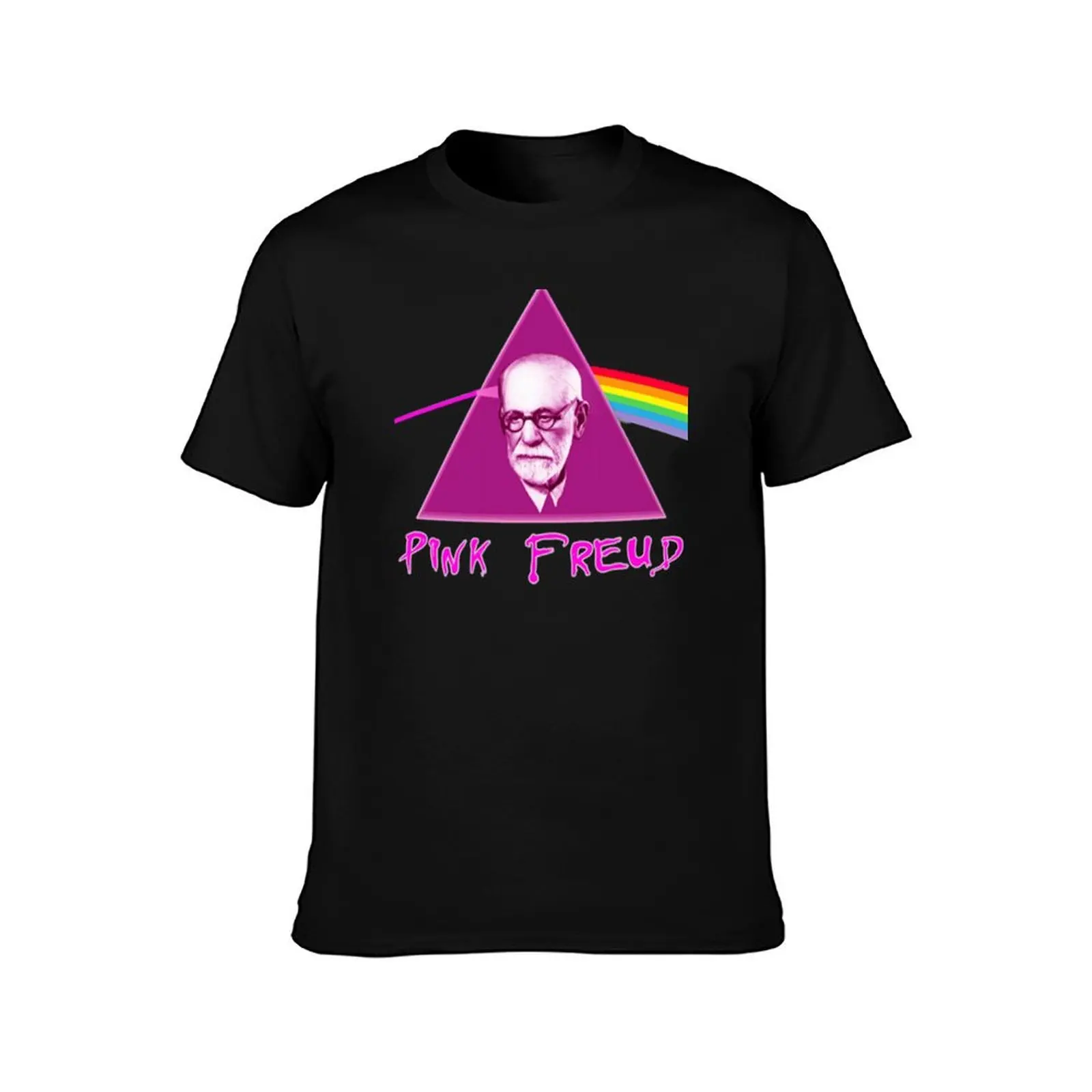 Фото Футболка Sigmund Freud BIG, простая повседневная футболка с короткими рукавами №2