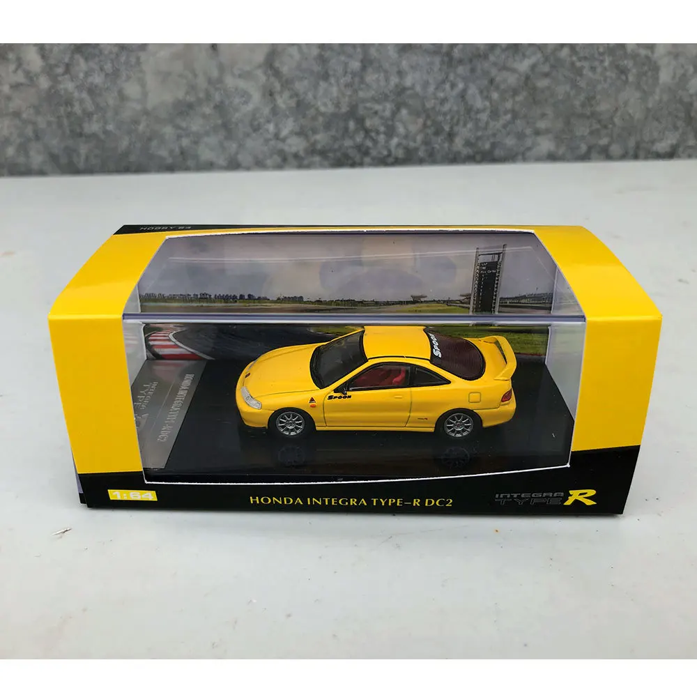 Модель литая металлическая автомобиля в масштабе 1/64 игрушки HONDA INTEGRA TYPE-R DC2