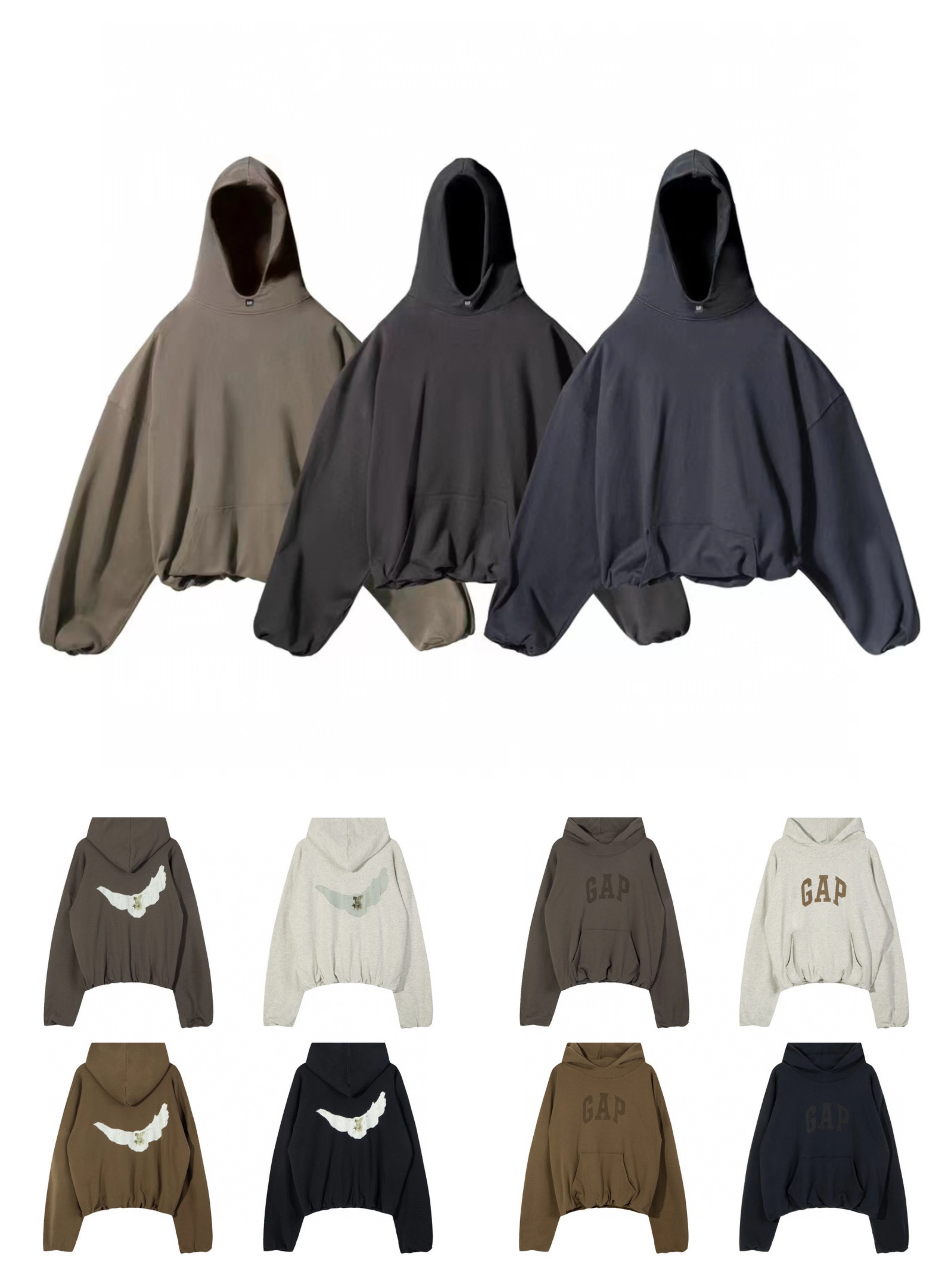 High Quality Heavyweight Fabric Kanye West Dove Sweatshirt Men's Women's Top Hoodie Season 6 Oversized Hoodie