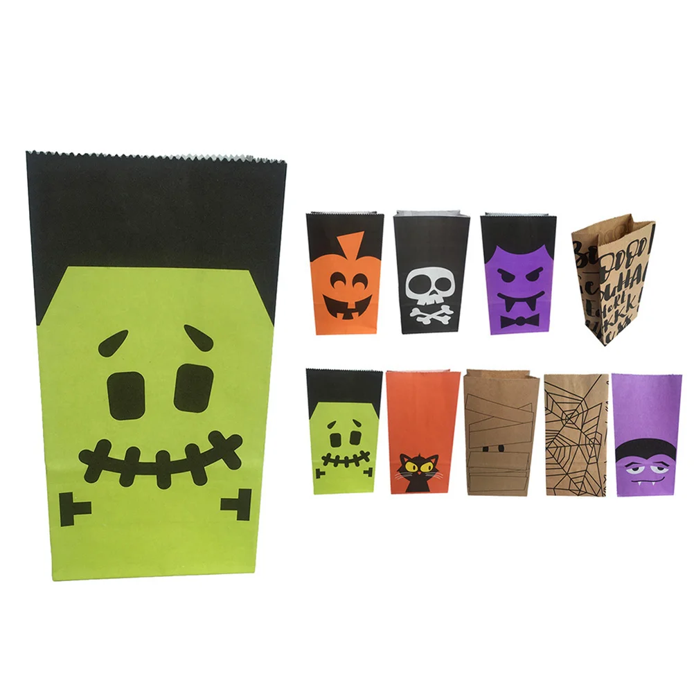 

Bagsparty Candy Paperkraft Kids Parties Funny Sacks Bag Wrapping Treat Recyclable Favorsgift