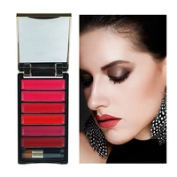 fashion six colors lip glaze brighten long lasting moisturize not greasy modifies exquisite makeup sexy beauty lips cosmetics