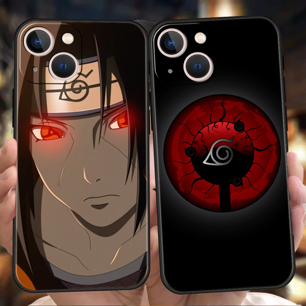 

Anime Cloud Red Eye Smart Luxury Phone Case Cover For iPhone 13 12 11 Pro Max 8 7 Plus X XR XS Max SE 2020 Mini Shockproof Shell
