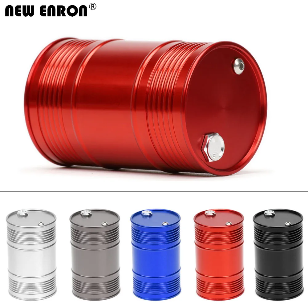 

NEW ENRON Alloy 94x60MM Simulation CNC Oil Drum Fuel Tank Decor Part 1P for RC Car 1/8 1/10 Axial SCX10 TAMIYA CC01 D90 D110 TF2