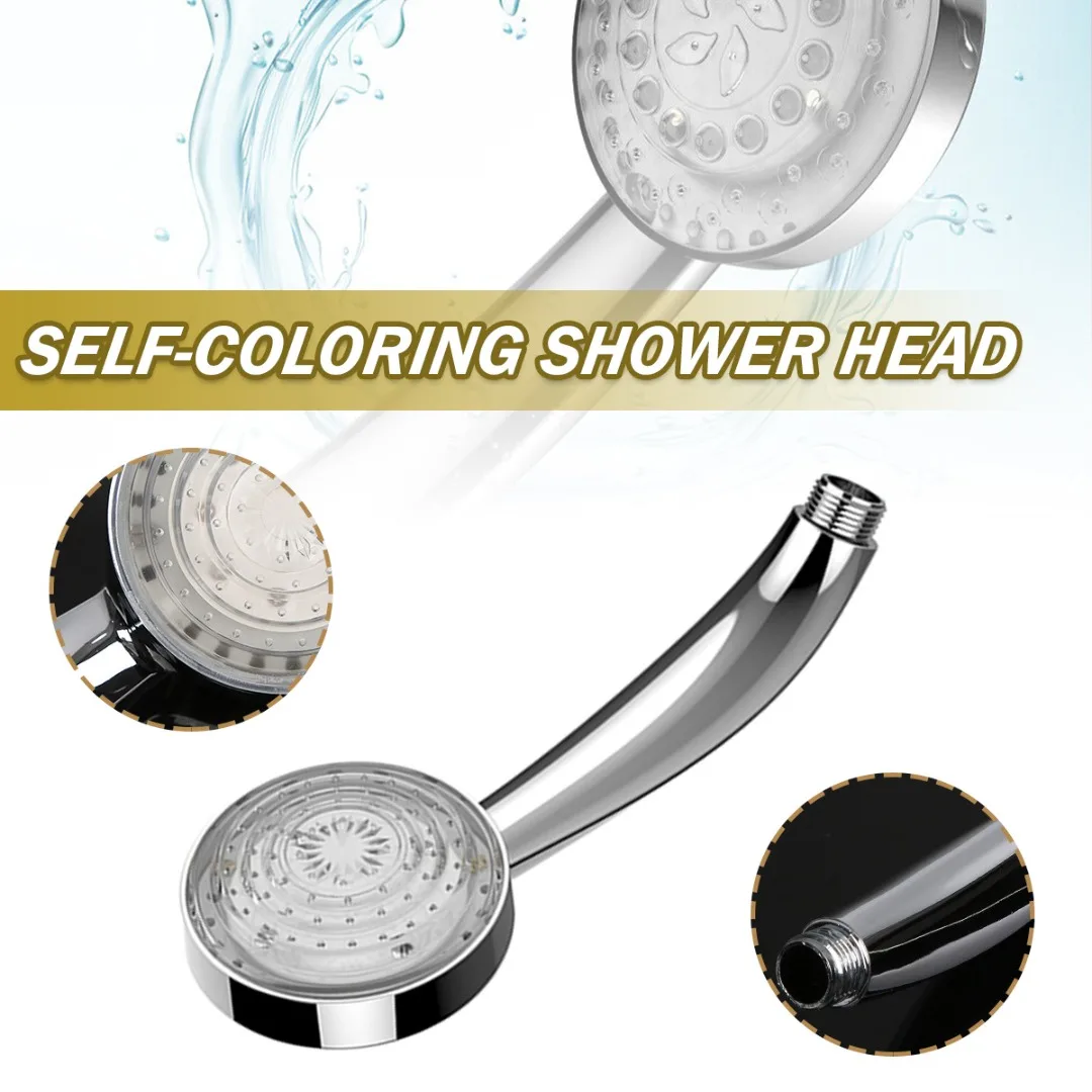 

Меняющая цвет головка для душа 7 цветов