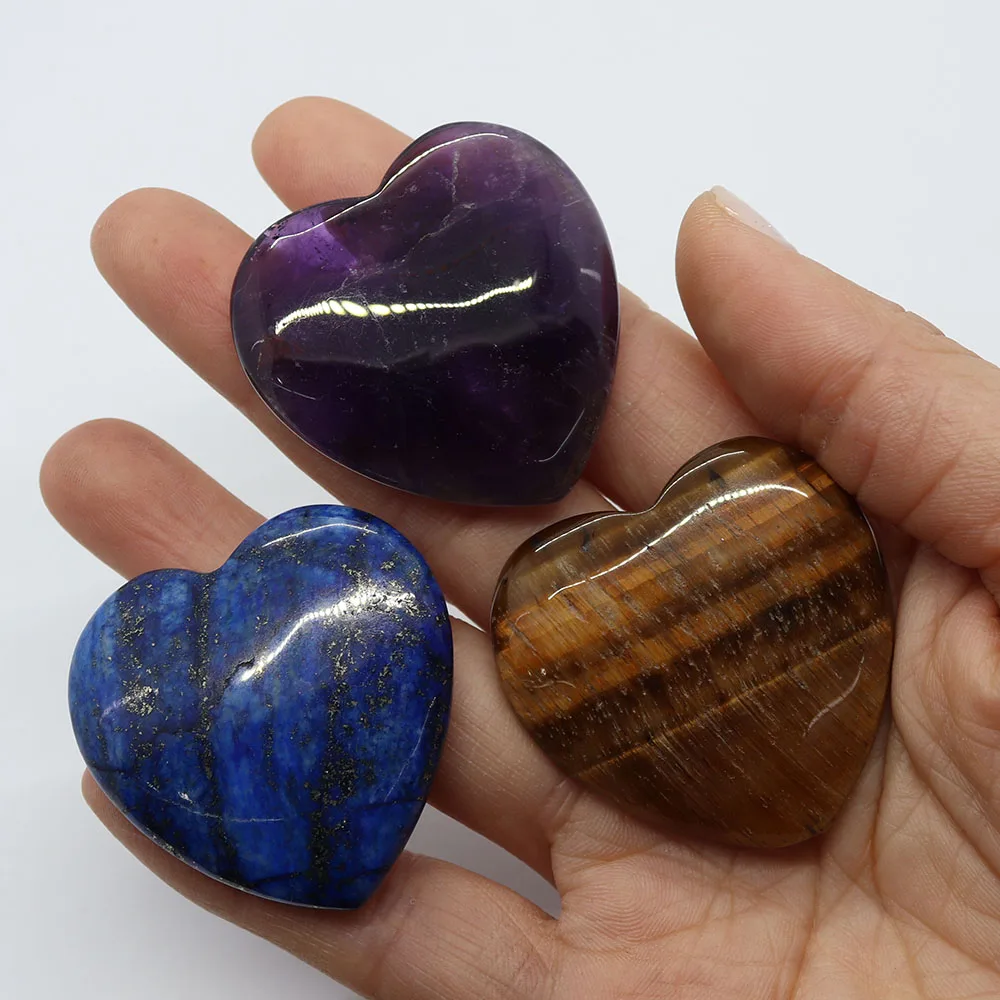 

Natural stone heart-shaped non-porous beads amethyst red eye stone making pendant fine jewelry DIY necklace earring accessories