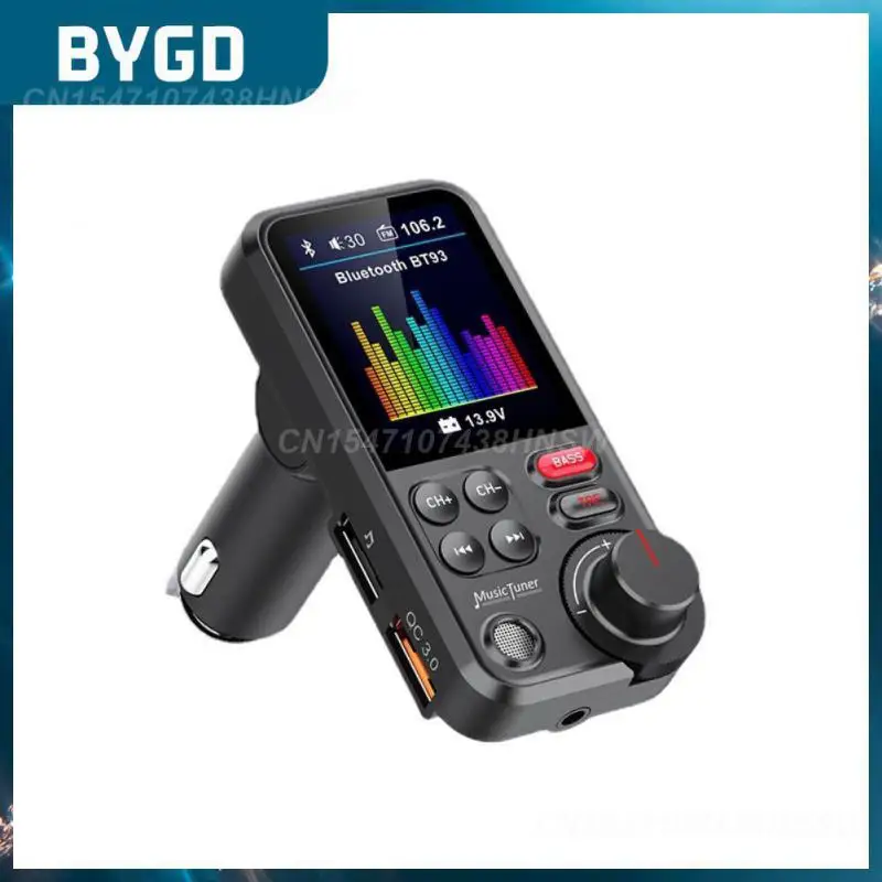 

Car Bluetooth Player Protable Auto Mp3 Player Wireless Universal Hands-free Receiver Auto Internal Decoration 12v-24v