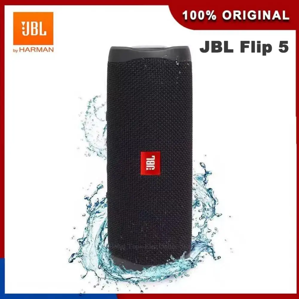 

Беспроводная Bluetooth-Колонка JBL Flip 5, портативная Водонепроницаемая Ipx7 колонка с усиленными басами, JBL FLIP5