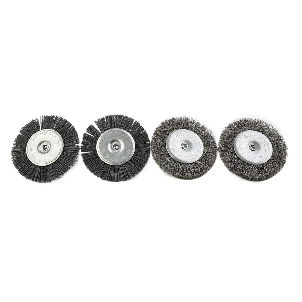 

Brand New Wire Brush Metal Brush Bylon Spare Parts 110 Mm Brushes 400 Watt Motor Abrasive Wire/Stainless Steel