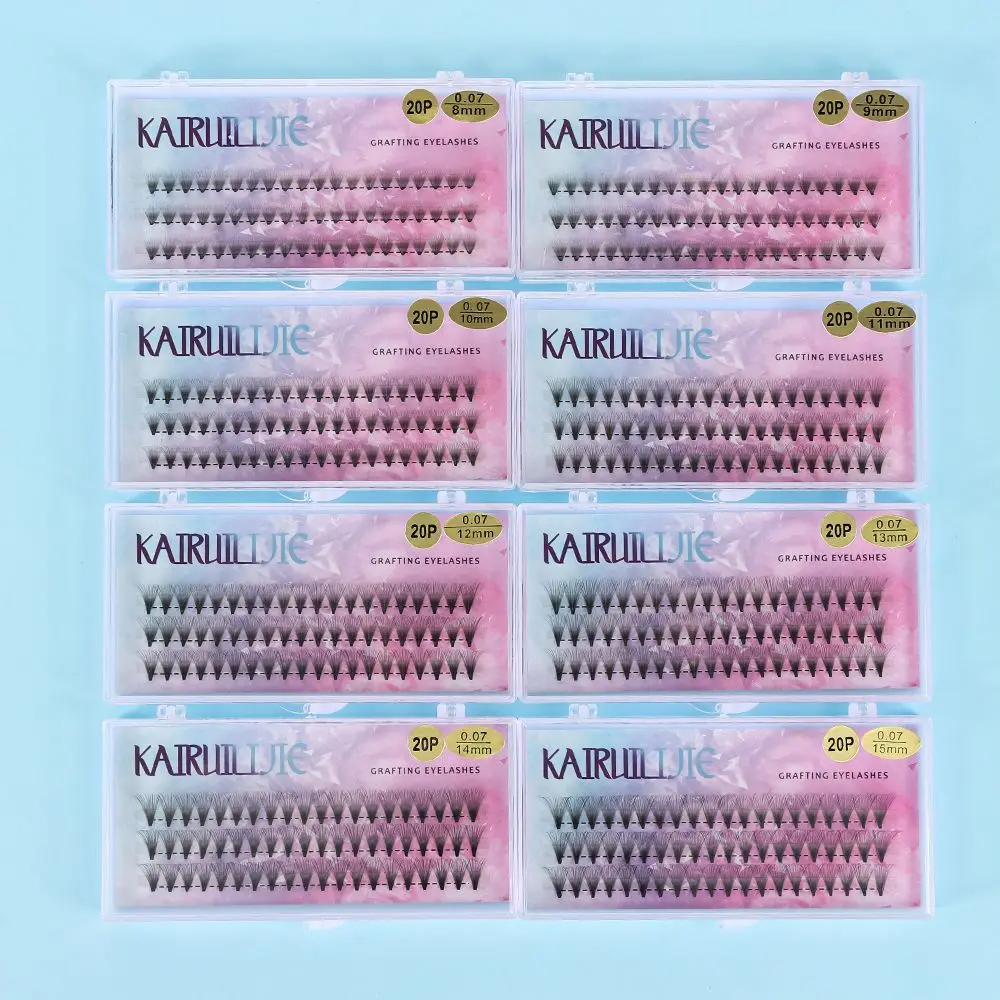 

Knotted/Knot Free 007 Thickness C Curl False Eyelashes Russia Premade Volume Fans Eye Lash Extension Fuax Mink Hair