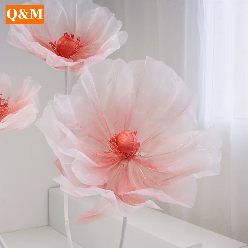 3 шт. 170 см свадебные реквизиты шелковые цветы для улицы свадьба дорога свинцовый