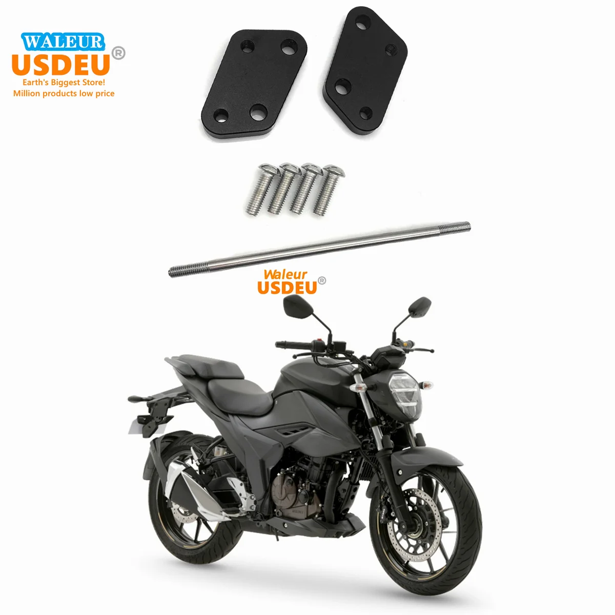 Фото Задние подножки для мотоцикла SUZUKI Gixxer 250 SF 2020 2021 2022 №1