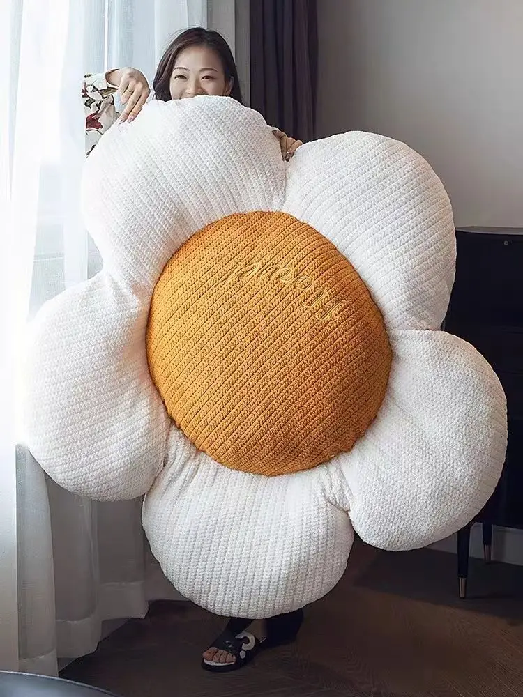 120 см подушка в Корейском стиле с цветочным орнаментом декоративный диван татами