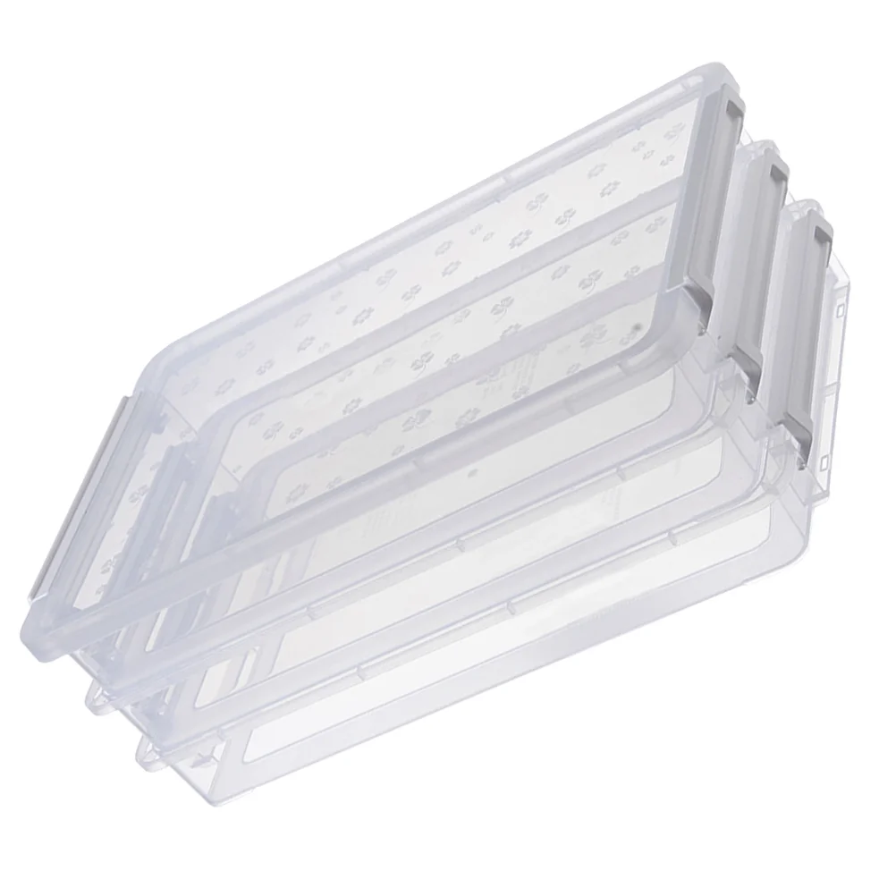

Multilayer File Case Transparent Document Paper Organizer Case Home Organizer