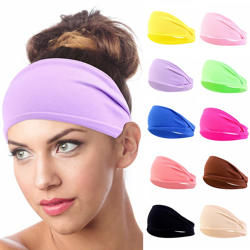 

Head Bands Adjustable Wide Hairband Yoga Spa Bath Shower Makeup Wash Face Cosmetic Headband for Women Ladies Make Up Accessories