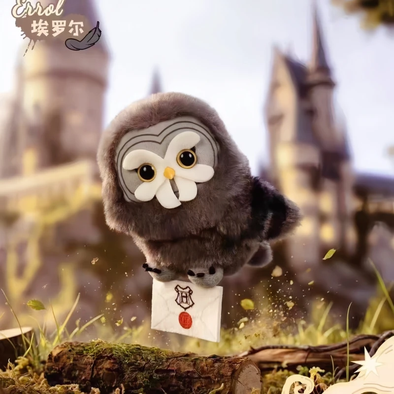 Фото Новинка! Хит продаж! Оригинальный кулон Popmart Gong Magic Owl Series в наличии, коллекционная серия Hedwig, подвеска для сумки, украшение, подарки. №3