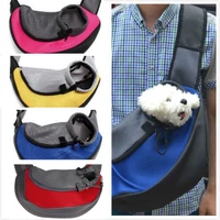 pet carrier cat puppy dog carrier sling front mesh travel tote shoulder bag backpack silicone bowl drop shipping by epacket