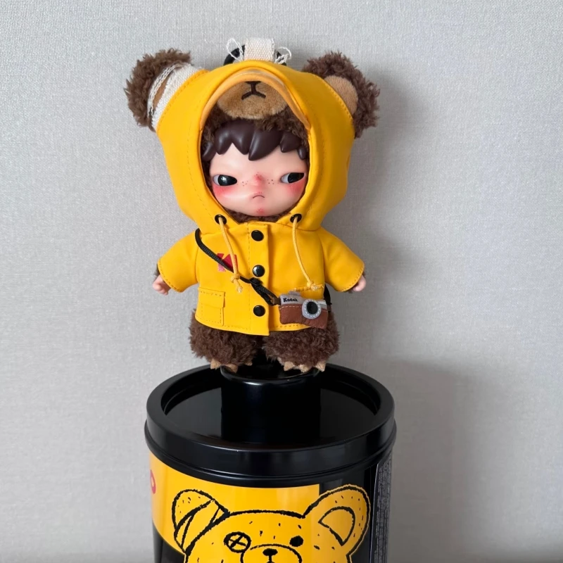 Фото Оригинальные популярные коллекционные игрушки-сюрпризы Popmart Hirono X Koda Co Branded Series высокого качества в закрытой упаковке, подарочные карточки-подвески №5
