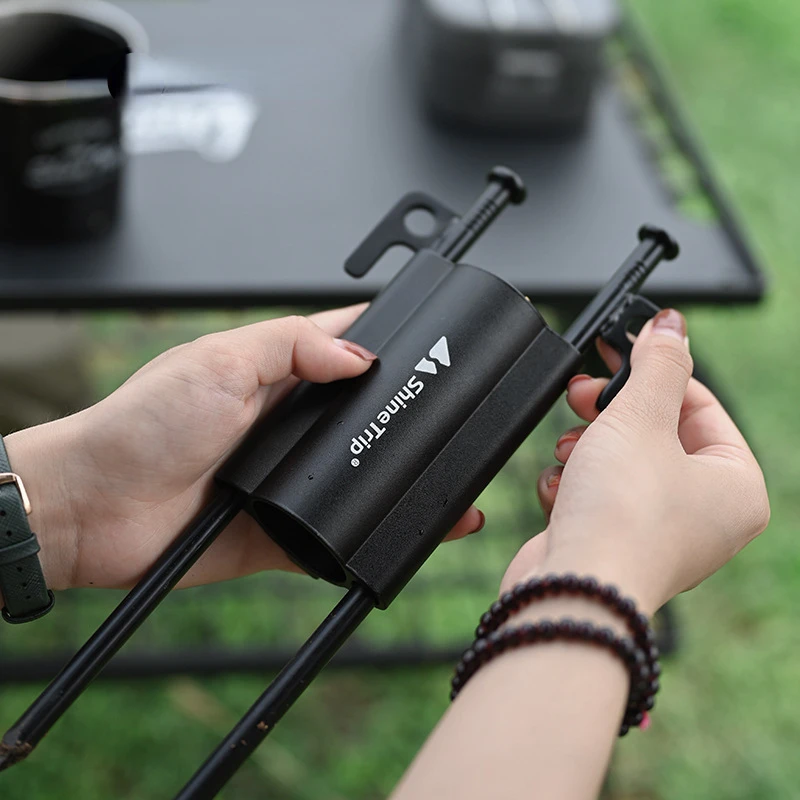 

Outdoor Camping Portable Canopy Pole Holder Suitable for 25-33cm Tent Support Pole Base Adjustable Detachable Accessories New