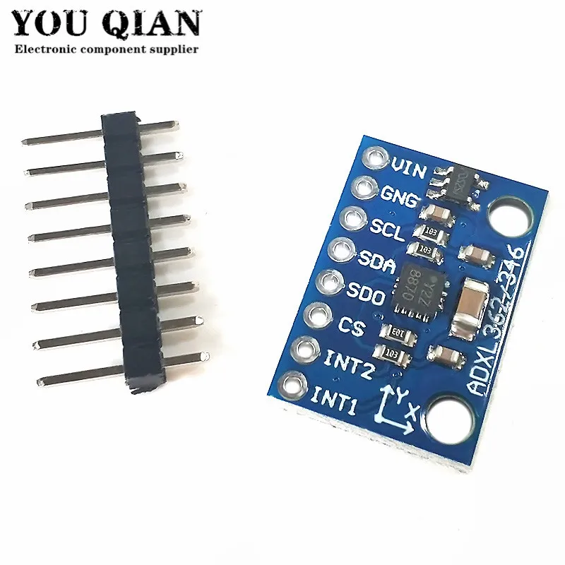 GY-362 ADXL362, модуль датчика, трехосевой модуль датчика, интерфейс PI