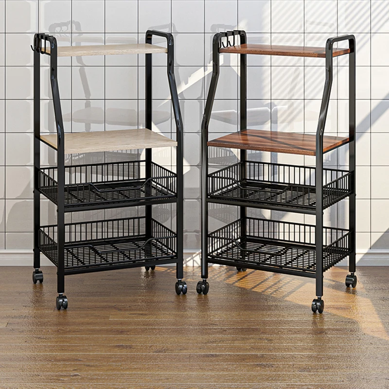 Кухонная Тележка для бакарей полки кухонных островов хранения Полка специй