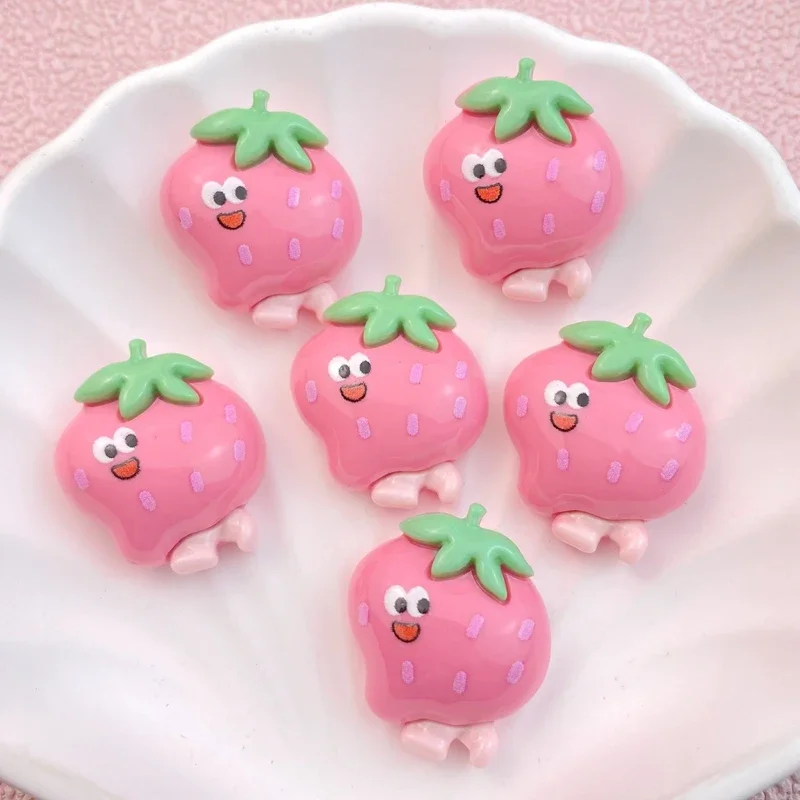 10 шт. новинка милые Мультяшные фрукты серия плоская задняя сторона скрапбукинг