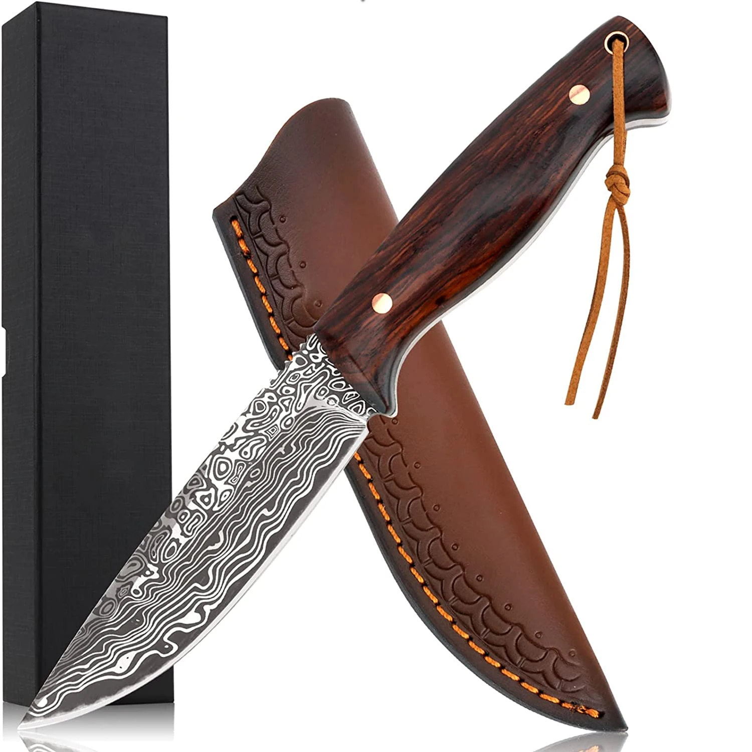 Дамасский нож Topwell