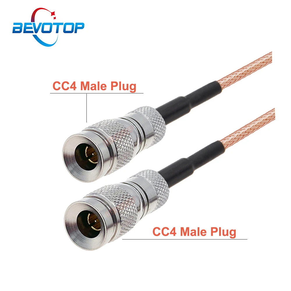 DIN 1 0/2 3 Mini BNC CC4 штекер к разъему 75 Ом RG179 кабель в сборе RF коаксиальный отрезок