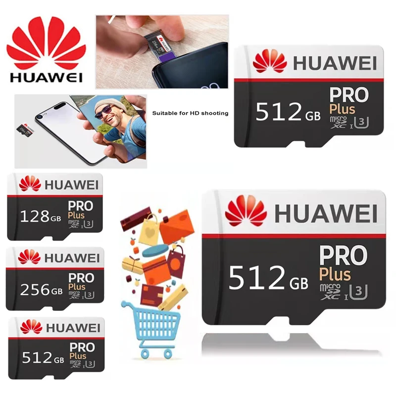

HUAWEI Mini SD Card 128GB 256GB 512GB 1TB Memory Card Class10 TF Card 256GB Mini TF Card Minisd Flash Usb Pendrive Free Adapter