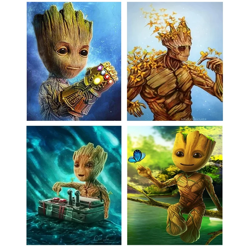 

Алмазная живопись «сделай сам» 5D «Галактика-хранитель», вышивка крестиком, полноформатная Алмазная мозаика, мультяшная живопись, домашний ...