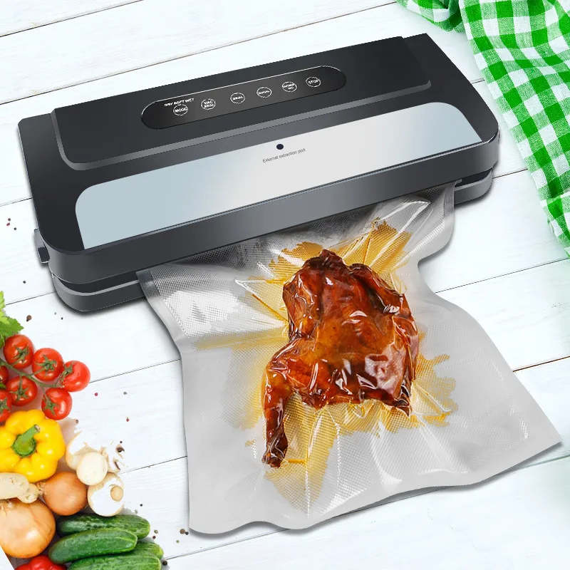 

Vacuum Packing Machine Sous Vide Kitchen Food Preservation Vacuum Sealer With 10pcs Free Bags Electric Kitchen Home Heat Sealer