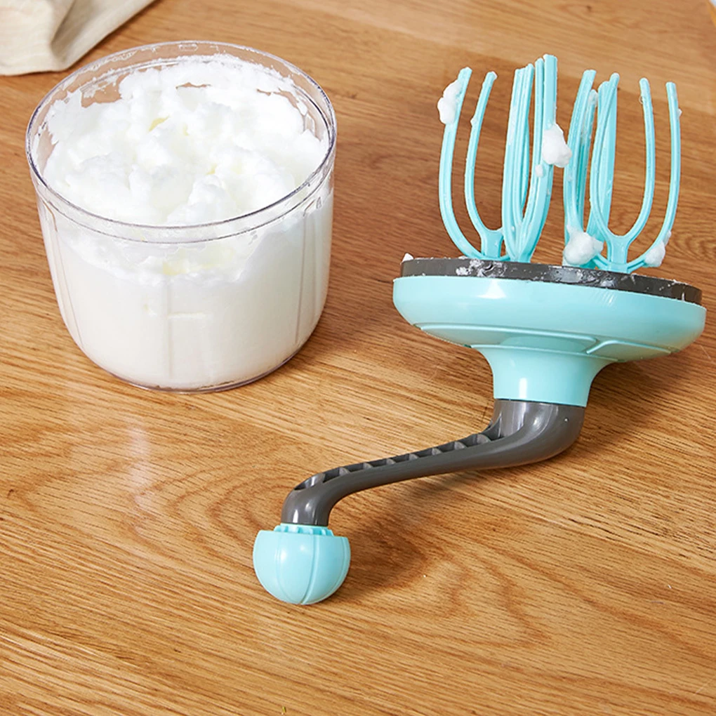 

Hot Sale Cream Whisk Manual Household Small Semi-Automatic Egg White Milk Foam Cake Egg Hand-cranked Whisk